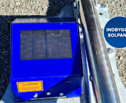 Parklio automatisk parkeringsbarriere med solpanel