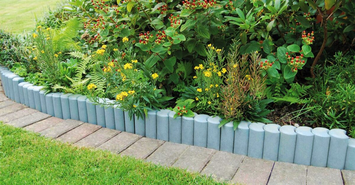 runde palisader med hulprofiler i genbrugsplast