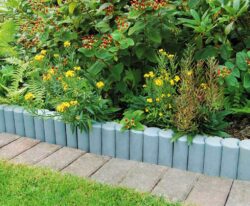 runde palisader med hulprofiler i genbrugsplast