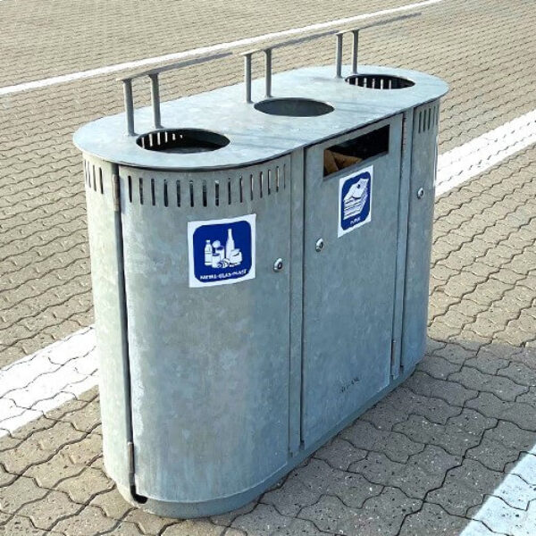 Kommunal affaldssorteringsstation til genbrug
