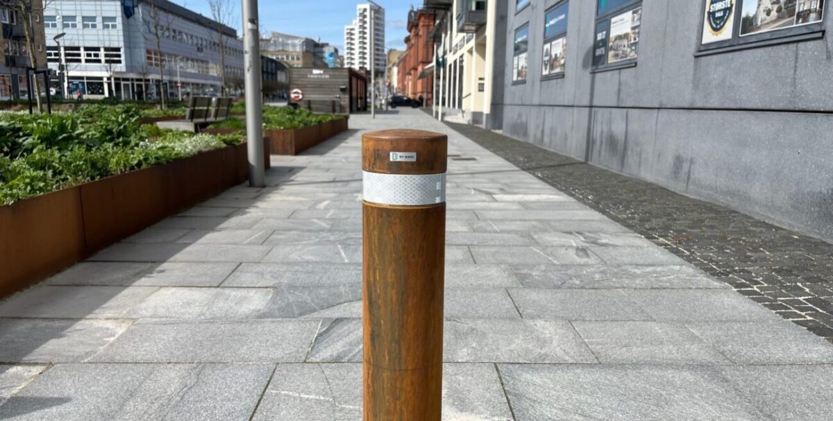 aftaglig corten pullert ø108 Randers by