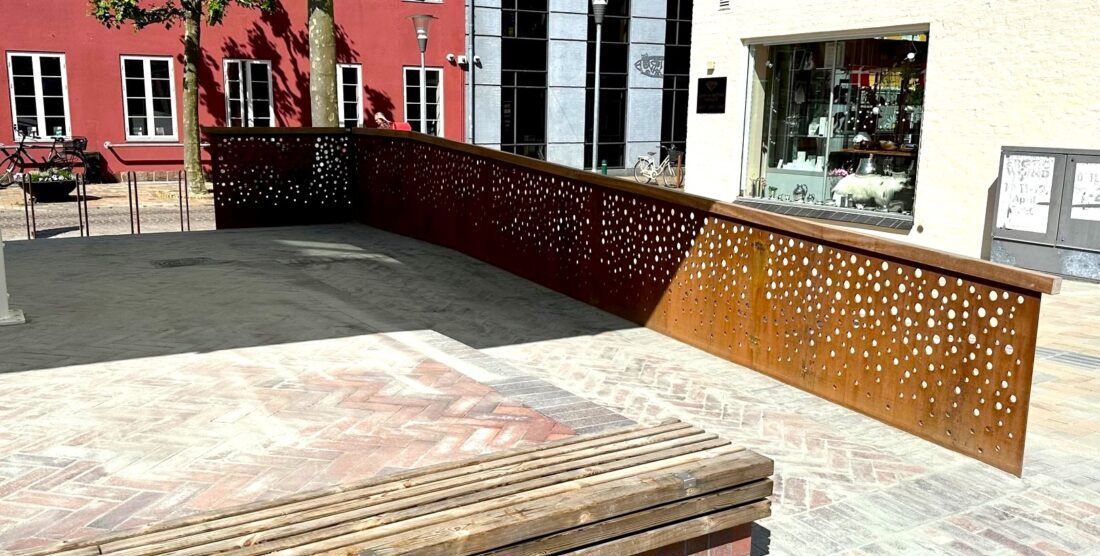 corten afskærmning