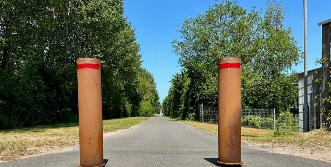 Aftaglig corten pullert ø197