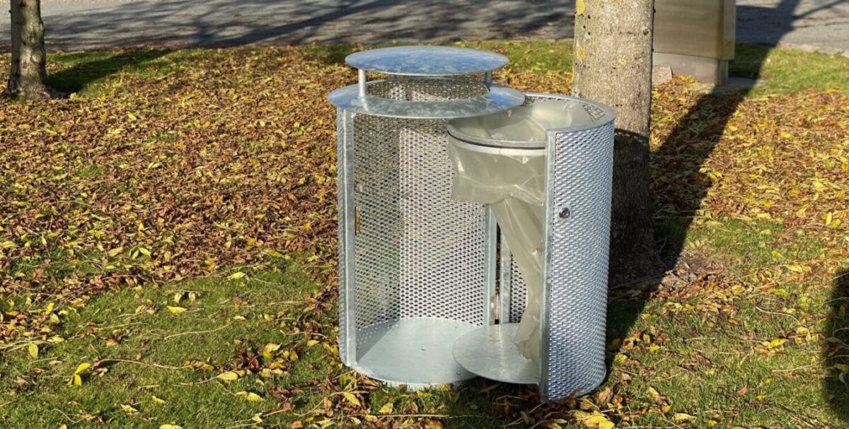 Turtle skraldespand i strækmetal, Robust affaldsbeholder
