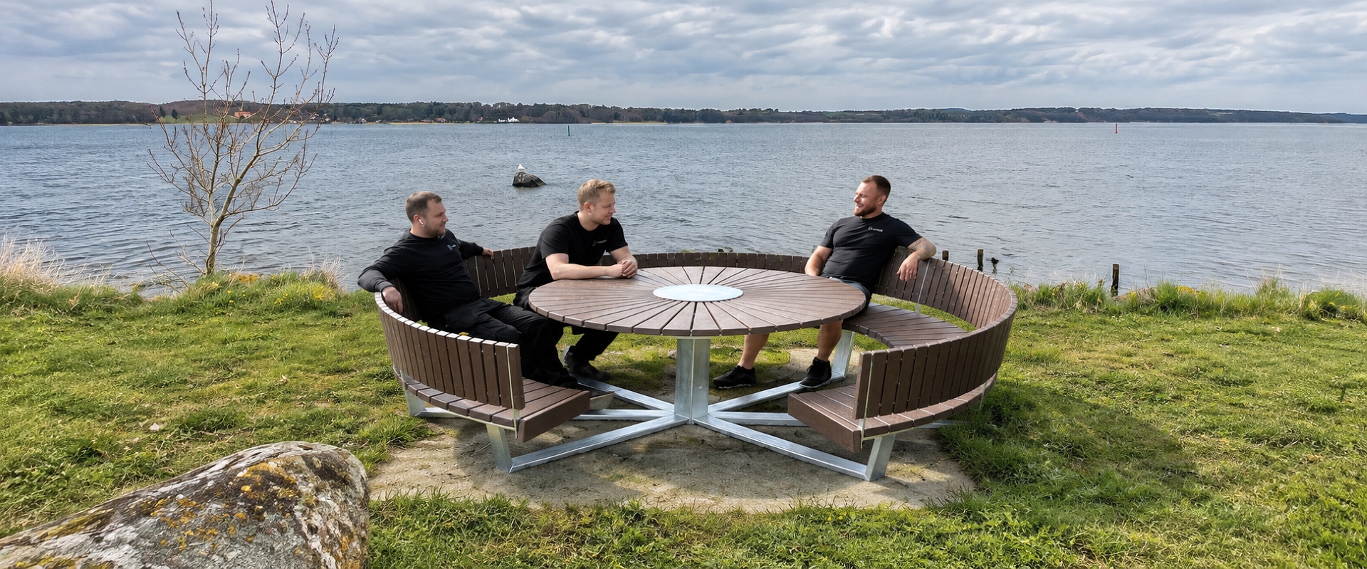 giro 2 med ryg og stave i genbrugsplast