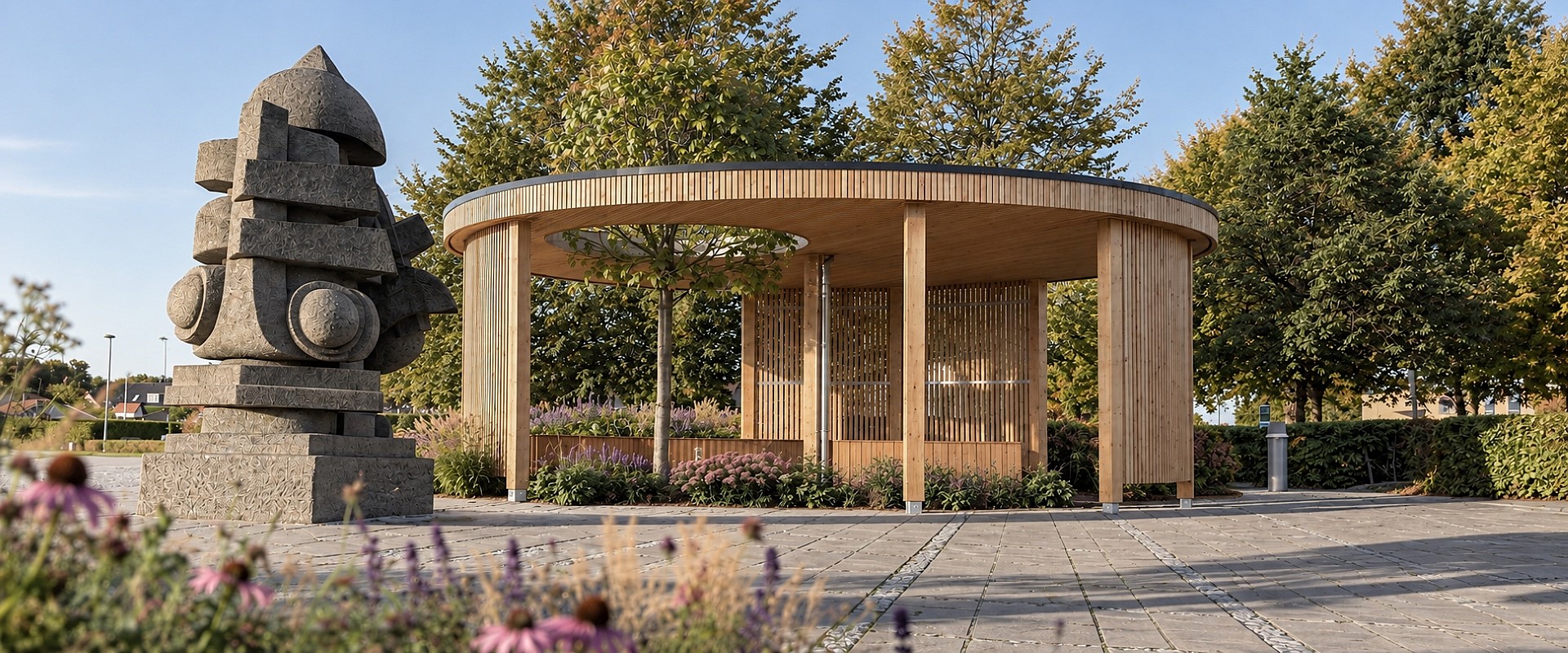 8m rundoverdækning Mariager gym fra By Bang