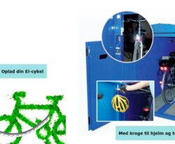 ARTEUS cykelboks med energisøjle - Sikker og fleksibel cykelopbevaring for en enkel cykel og mulighed for elcykel opladning