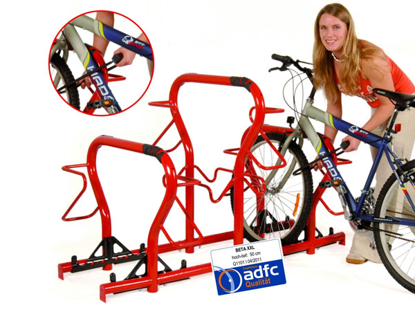 modulopbygget cykkelstativ til flere cykler