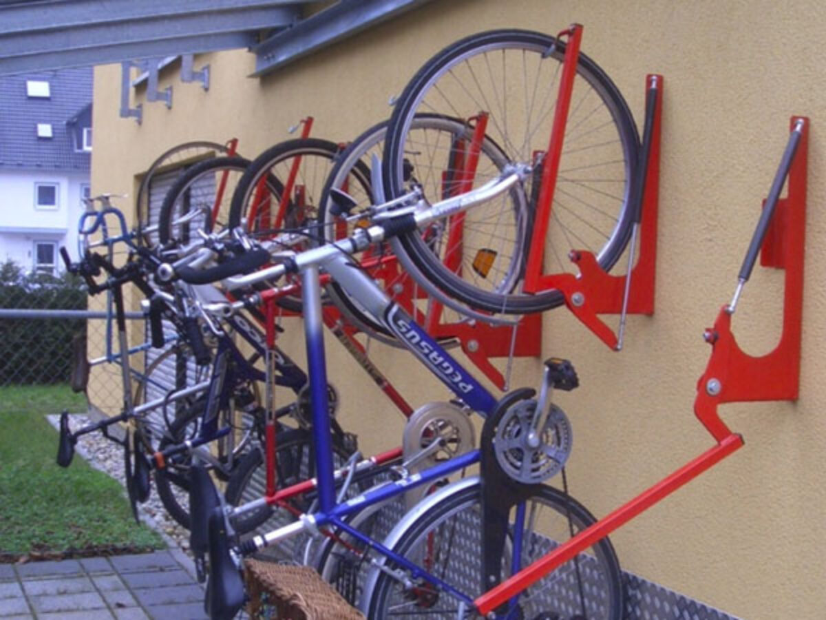 Konvertere forsvar Lænestol Cykelstativer i galvaniseret stål | Til 5 cykler og Til Væg - BY BANG