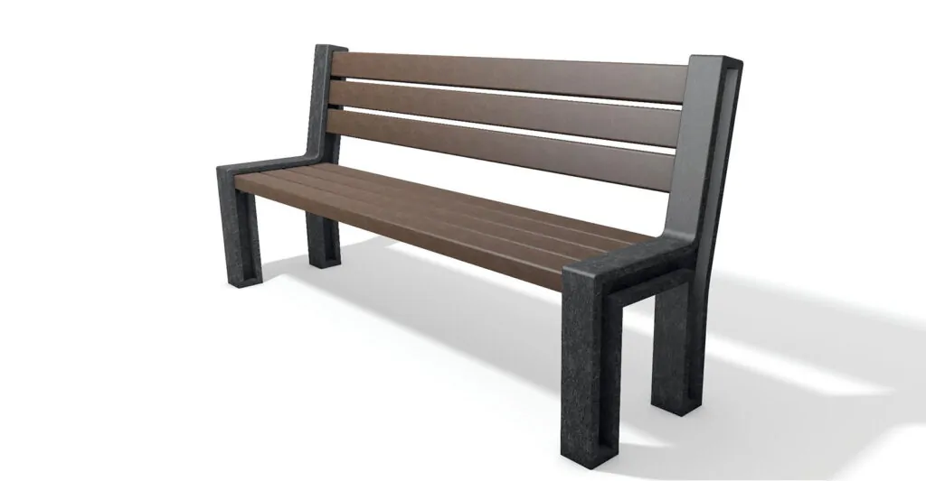 Genbrugsplast bænk Hyde Park